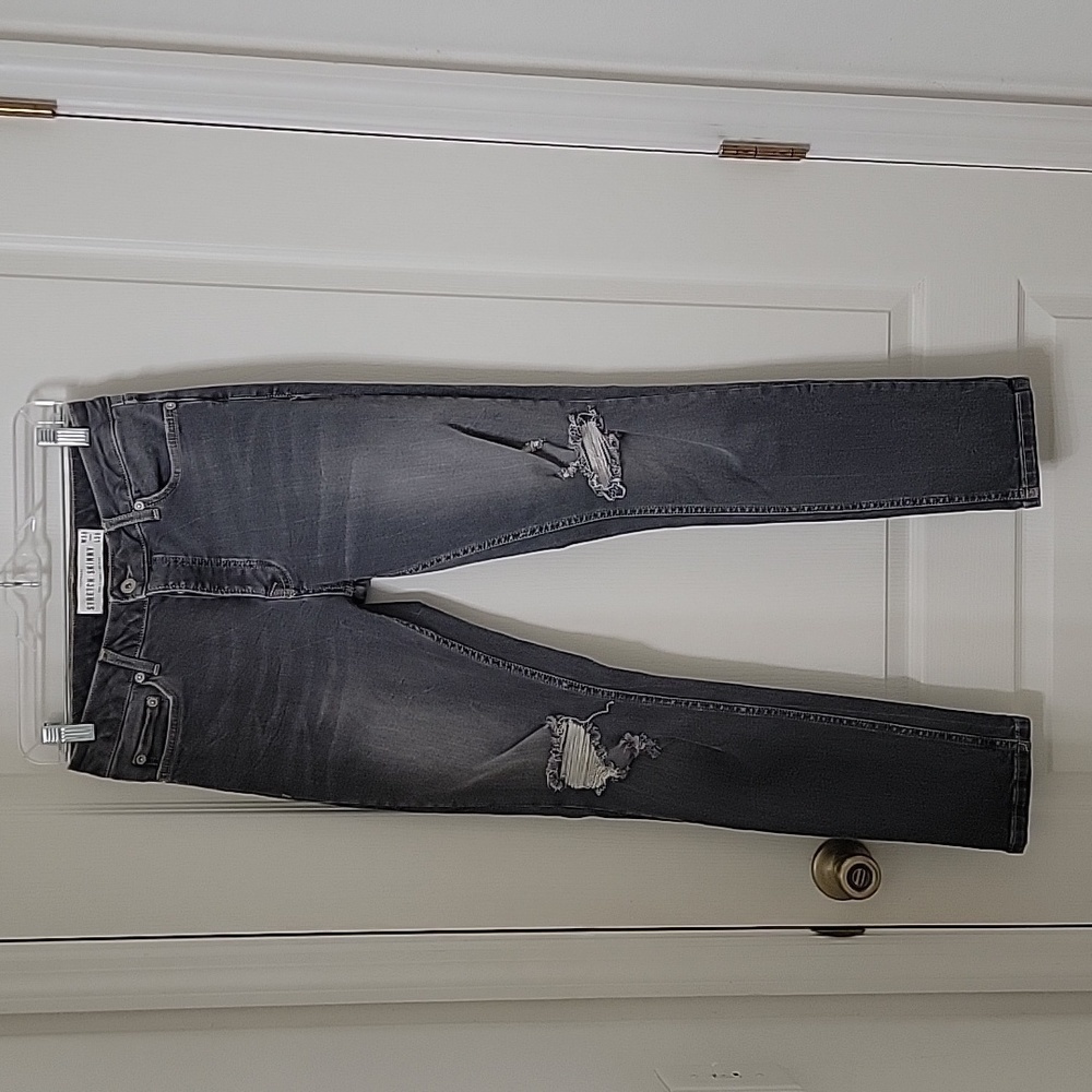 Topman, Size 30x30, Gray Stretch Skinny Jeans, EUC